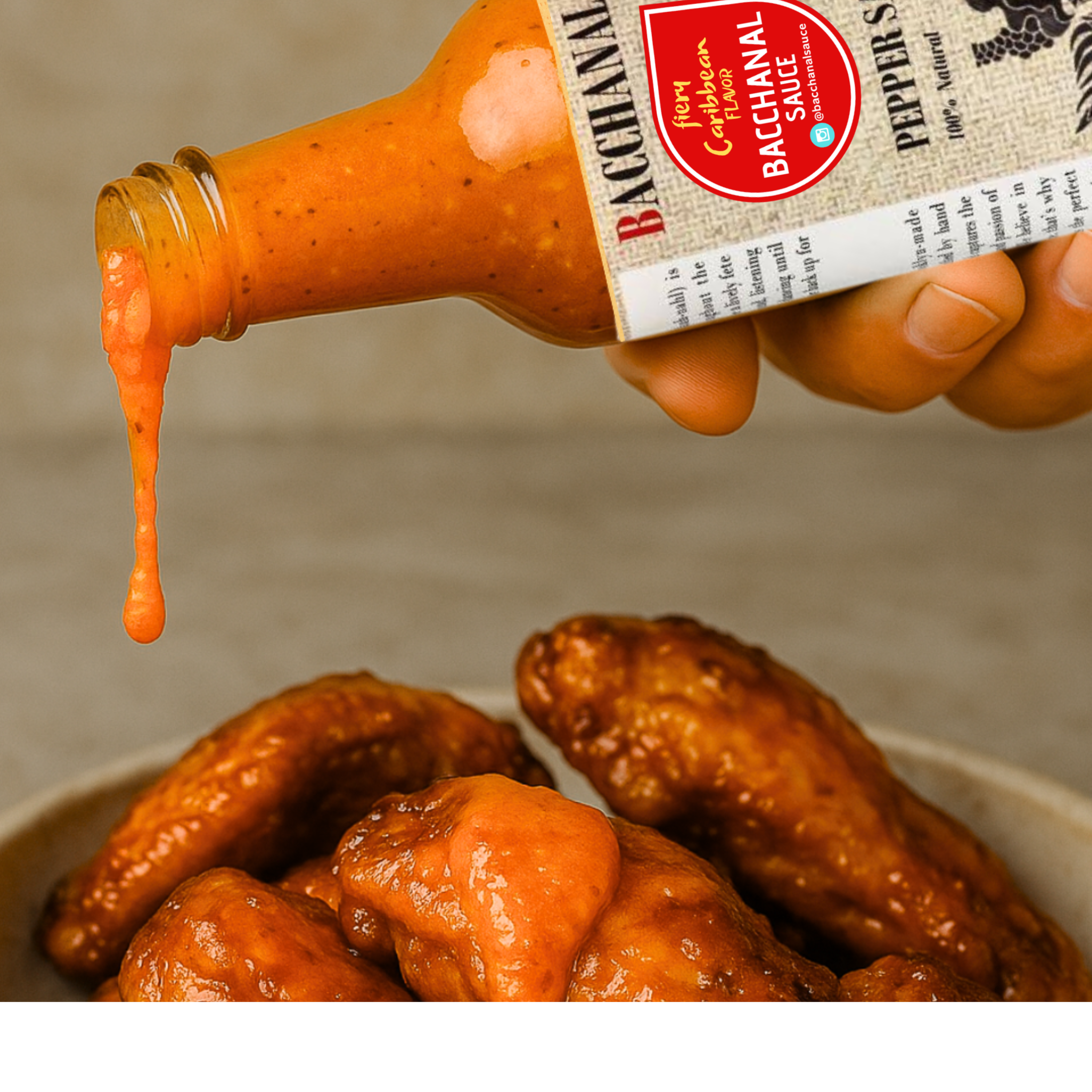 Bacchanal Pepper Sauce | Our Signature Scotch Bonnet Hot Sauce Caribbean Hot Sauce Gift