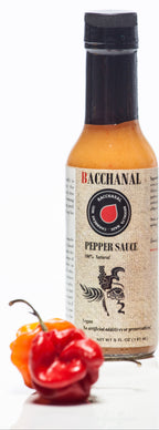 Bacchanal Pepper Sauce | Signature Scotch Bonnet Hot Sauce | Caribbean Hot Sauce Gift | Bacchanal Hot Sauce