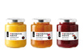 Caribbean Jam Gift Set | Gourmet Spicy Guava, Mango Pineapple, Sorrel Jam Trio | Tropical Fruit Preserves ; Artisan Spread Collection