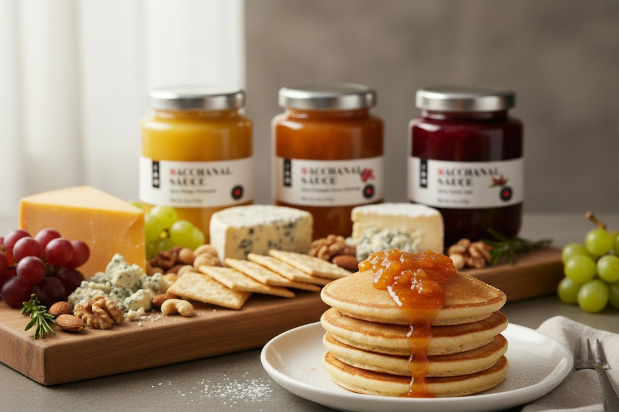 Caribbean Jam Gift Set | Gourmet Spicy Guava, Mango Pineapple, Sorrel Jam Trio | Tropical Fruit Preserves ; Artisan Spread Collection