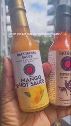 Bacchanal Sauce Duo | Caribbean Hot Sauce Gift Set Scotch Bonnet & Mango Hot Sauce