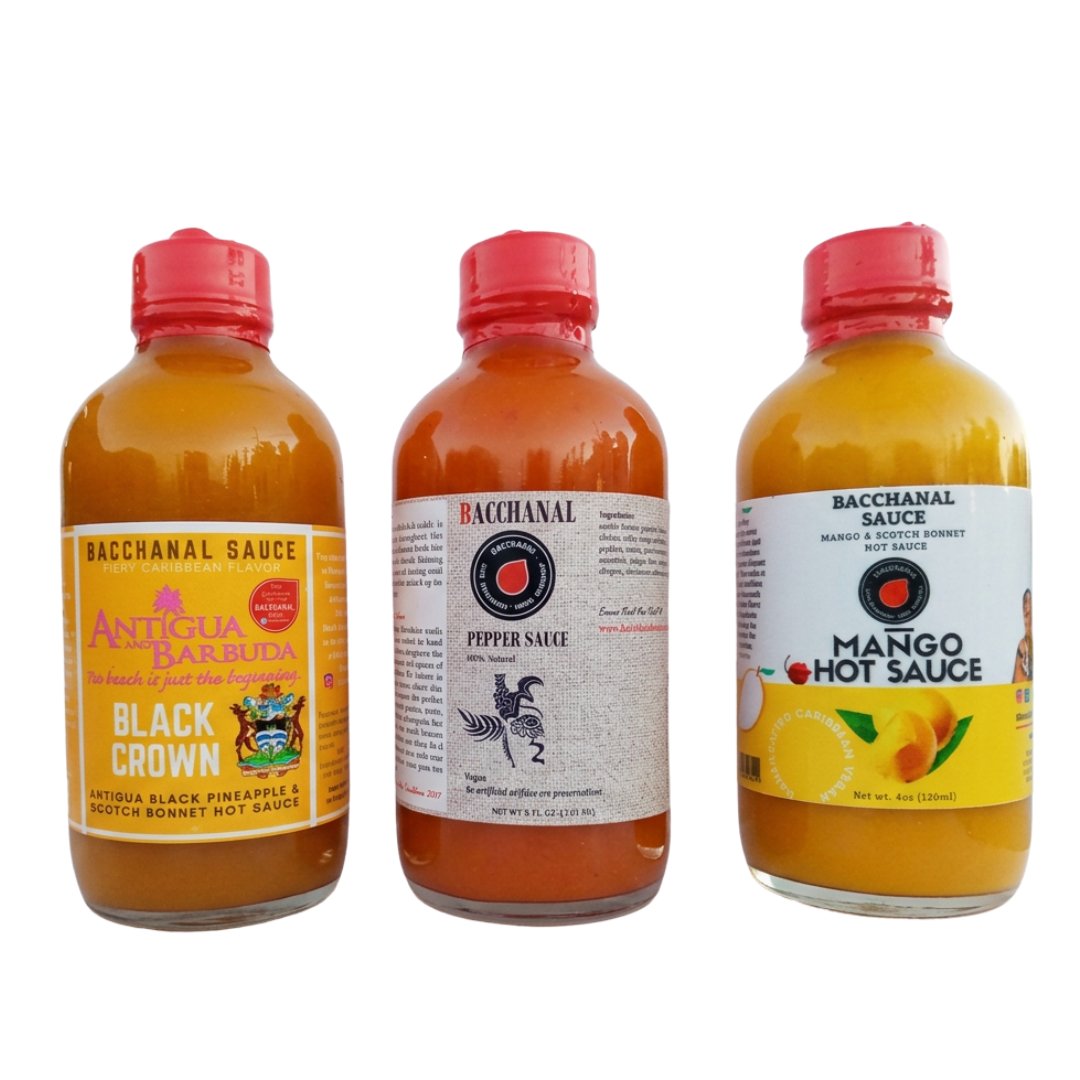 Gourmet Hot Sauce Gift Set | 3 Pack Premium Caribbean Hot Sauce Variety Set